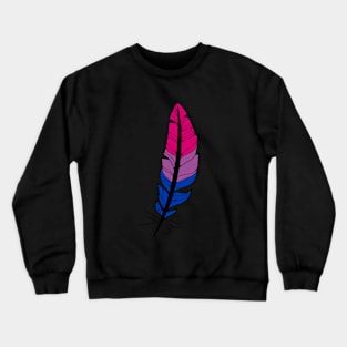 Bisexual Feather Crewneck Sweatshirt